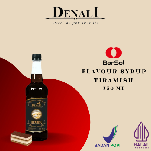 

Denali Syrup Tiramisu 750 Ml - Barsol Indonesia