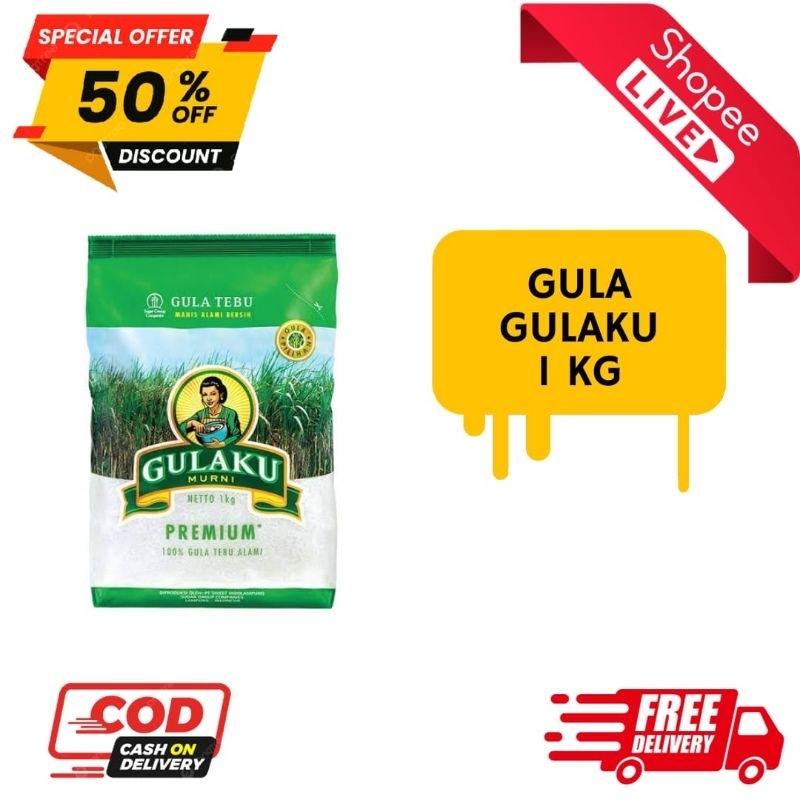 

Diskon 50 % | Gula 1 kg