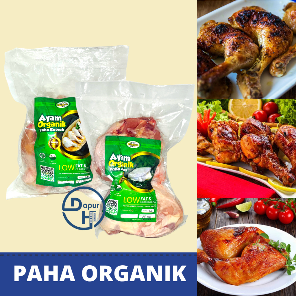 

BERKAH Chicken Organik Paha Ayam 1 Kg Halal