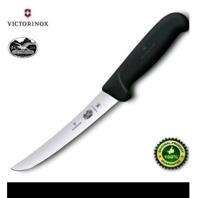 boning knife pisau seset daging victorinox 15 cm 5.6503.15 hitam original