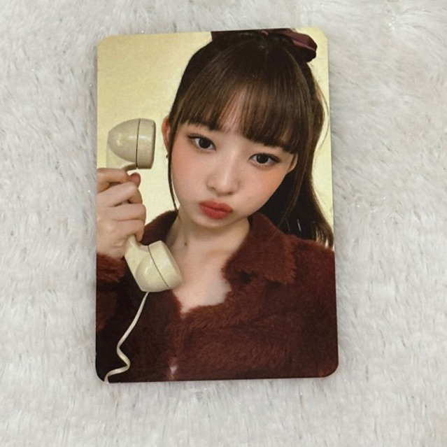 photocard rei telpon peach