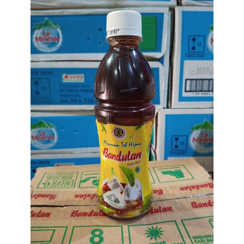 Teh bandulan botol 300ml 1 dus isi 12 botol / teh Pekalongan / teh hijau bandulan
