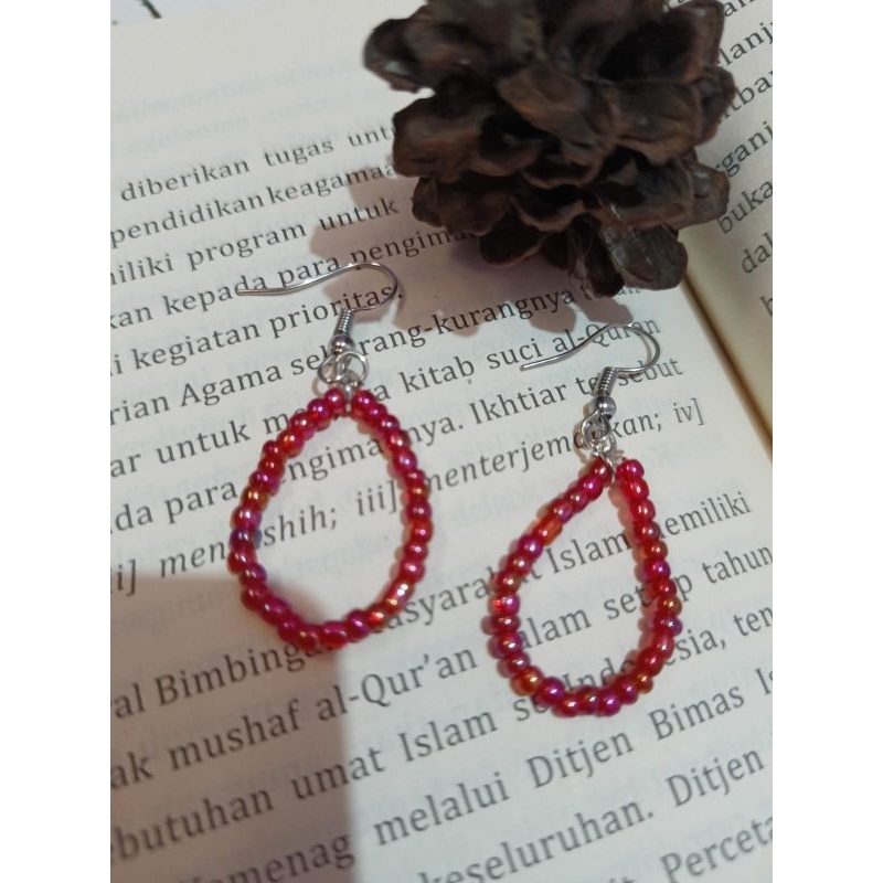ANTING MANIK MERAH DELIMA