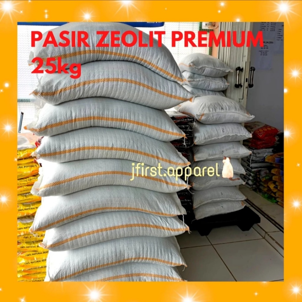 PASIR KUCING ZEOLIT 25KG | PASIR HAMSTER KELINCI KUCING | ZEOLIT 25KG