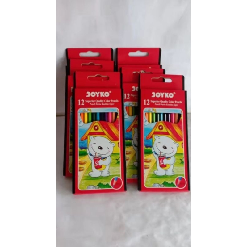 

PENSIL WARNA JOYKO 12 WARNA ,Panjang (beli 1 atau beli 6)