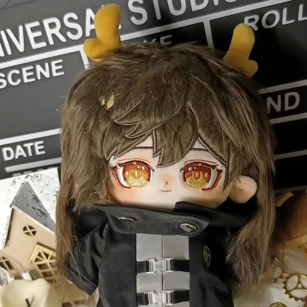 [READY STOCK] doll zhongli genshin impact boneka zhongli doll 20cm longlongli