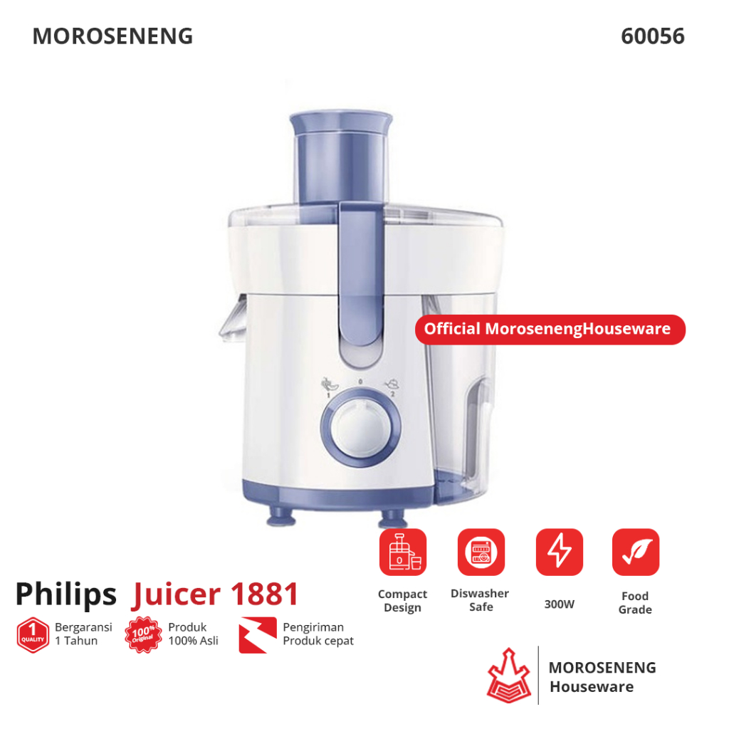 Philips Juicer HR1811 Juicer Buah Garansi Resmi