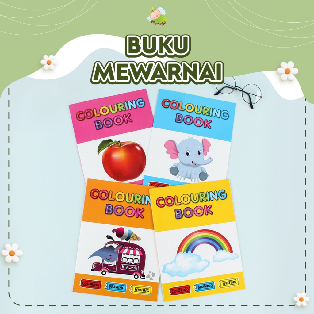 

MOMOGII Buku Mewarnai Anak Coloring Book Painting Book Murah