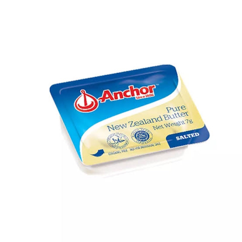 

Anchor Pure New Zealand Butter Salted Berat 7 gram /pack