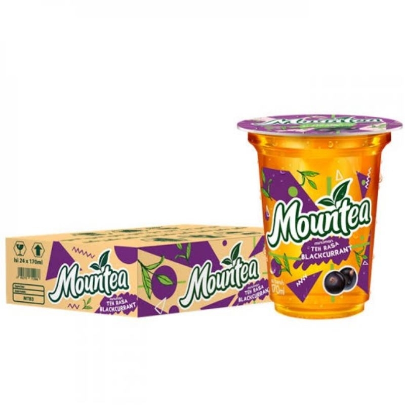 MOUNTEA ISI 24 CUPS / KHUSUS KIRIM INSTAN / MINUMAN KEMASAN