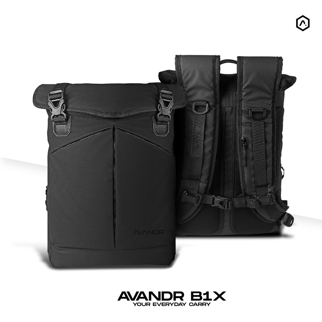 Tas Laptop AVANDR B1X Tas Punggung Backpack 19L Camping Outdoor Travelling Travel Backpacker Slot Ba