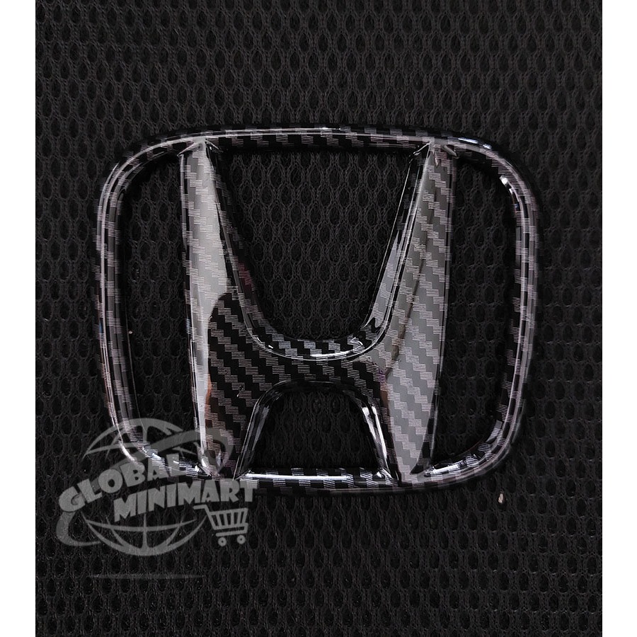 Emblem / Stiker Honda Motif Carbon Depan Honda Freed