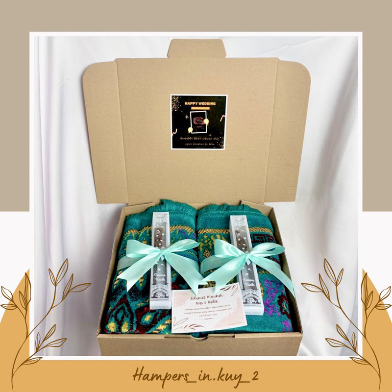 Gift Hampers Sajadah Couple|Hampers Wedding|Hampers Pernikahan|Sajadah Couple