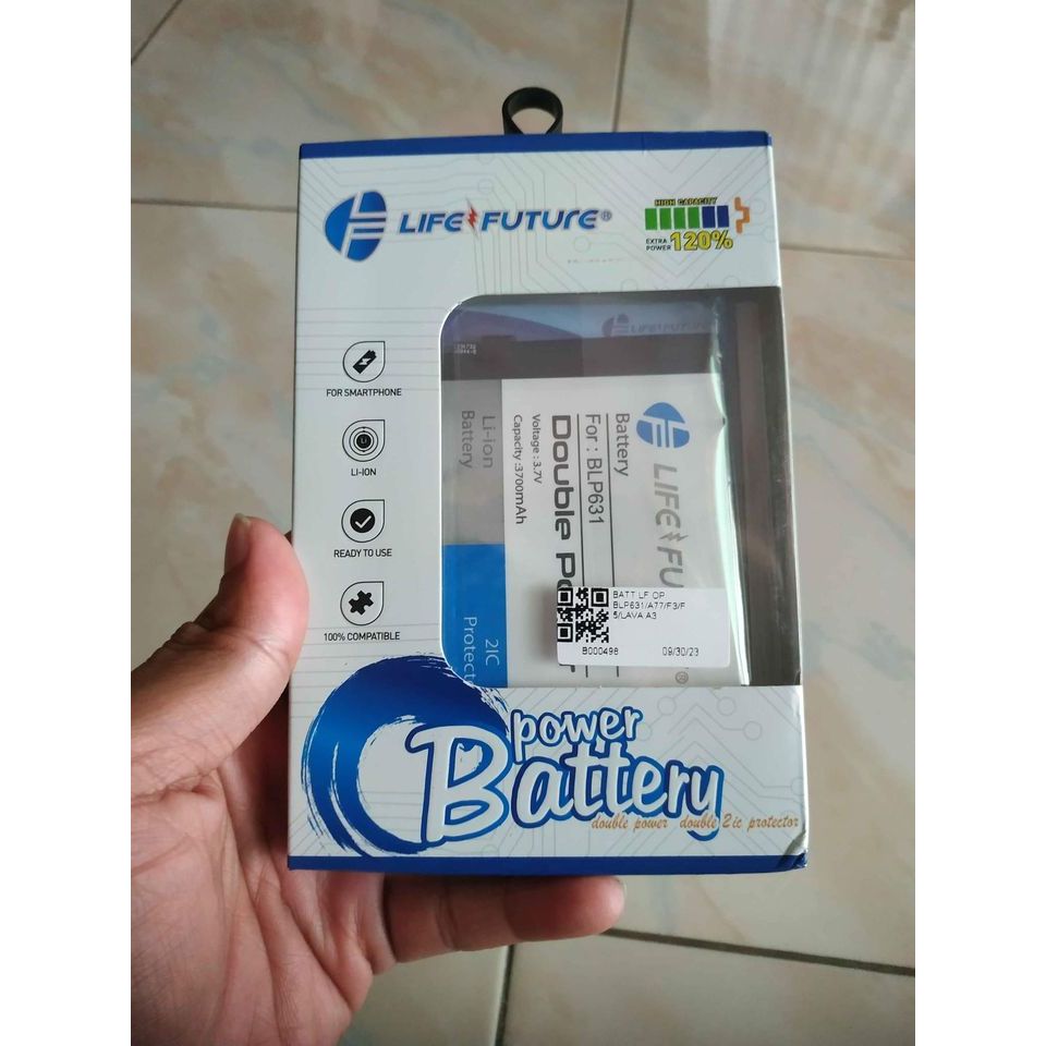 Baterai oppo f5 baterai blp 631 double power 3700 mah