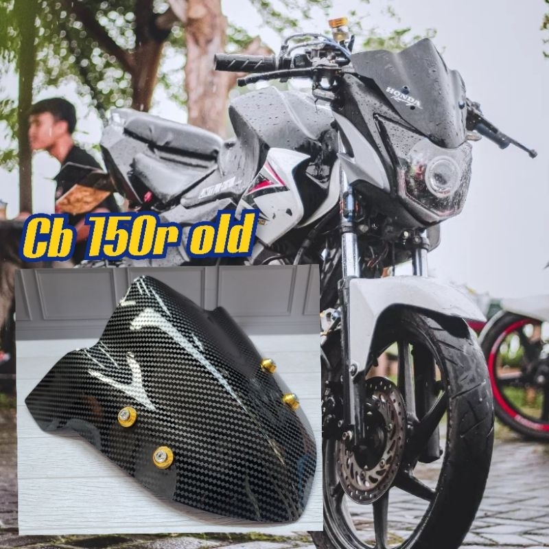 VISOR CARBON HONDA CB 150R OLD