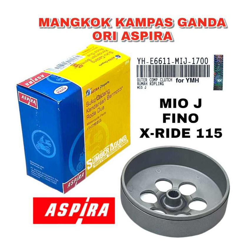 MANGKOK GANDA RUMAH KAMPAS GANDA MIO J FINO 115 SOUL GT 115 ORI ASPIRA
