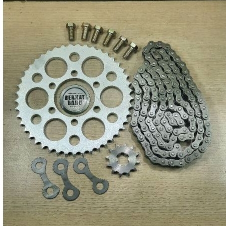 Baut Klem Ger Gear Depan Belakang Rantai SET Yamaha DT100 DT100X