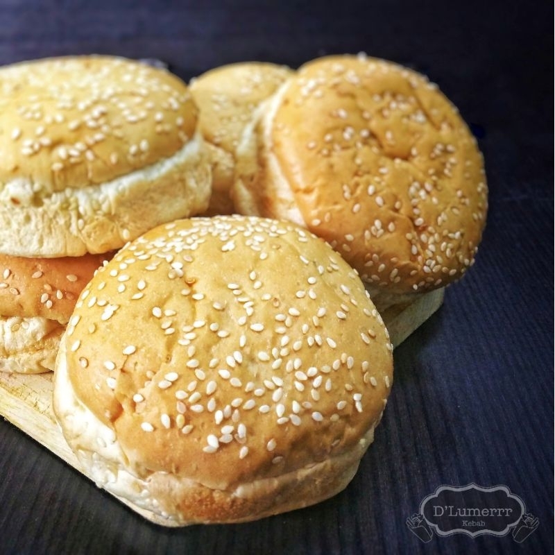 

Roti Burger Wijen Bun (belum dibelah) - isi 6 dan 10 pcs