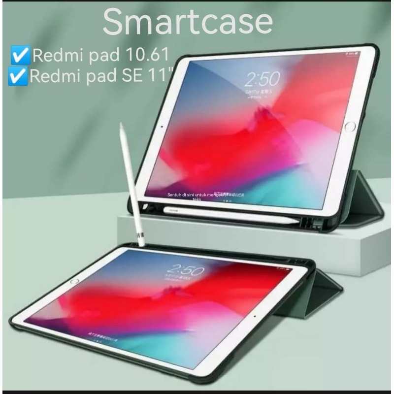 Smartcase Slot pen Redmi pad 10.61"inch / redmi pad se 11"inch / case redmi pad 10.61  casing redmi 