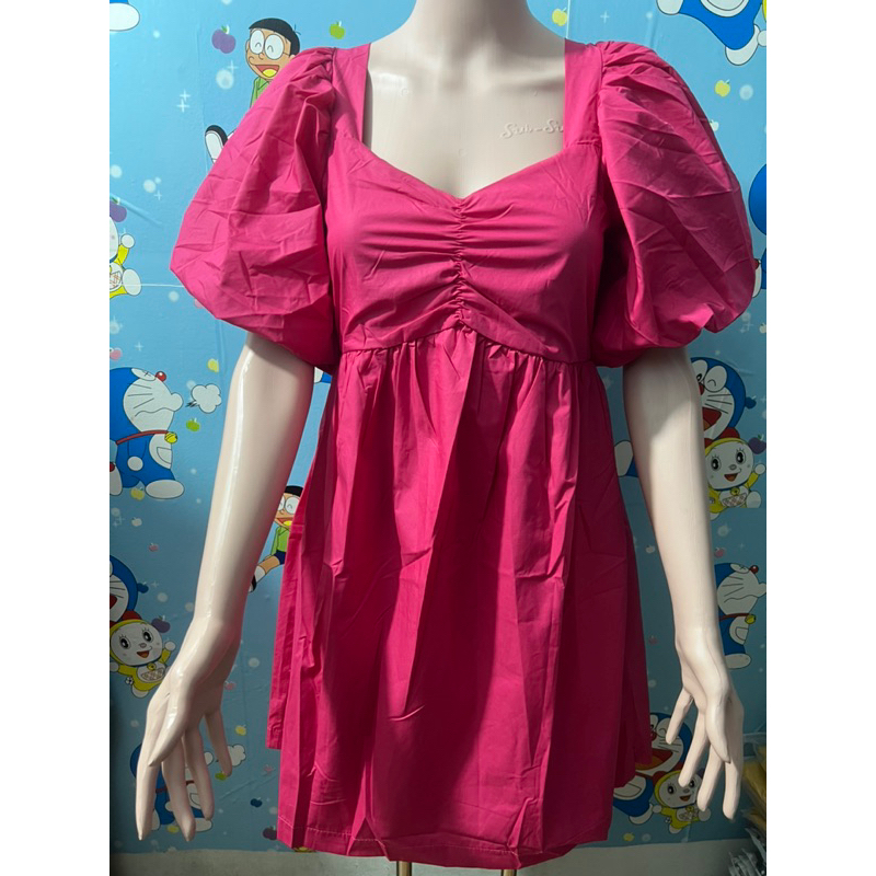 Koraan Sabrina Mini Dress Import full karet katun