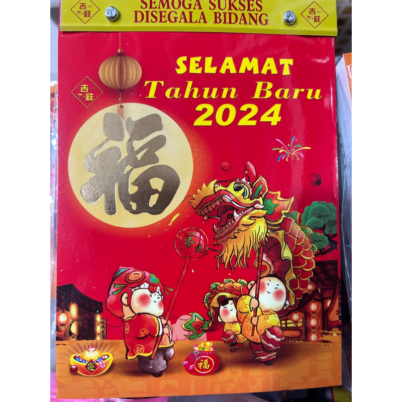 

Kalender Harian Sedang 2024 / Lokal Kertas Tipis / Sobek Harian Arab Jawa Chinese