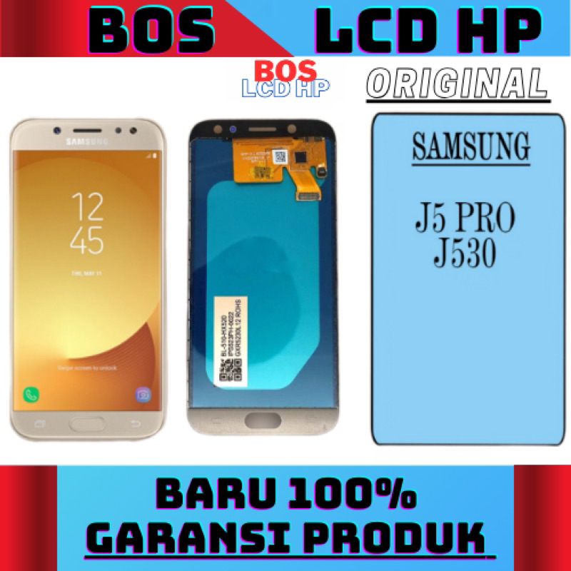 BOS LCD FULLSET TOUCHSCREE  J5 PRO / J530 ORIGINAL