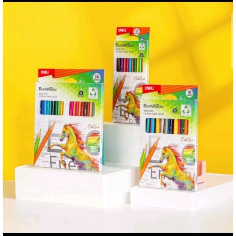 

Deli color run pensil / pencil warna EC114-12