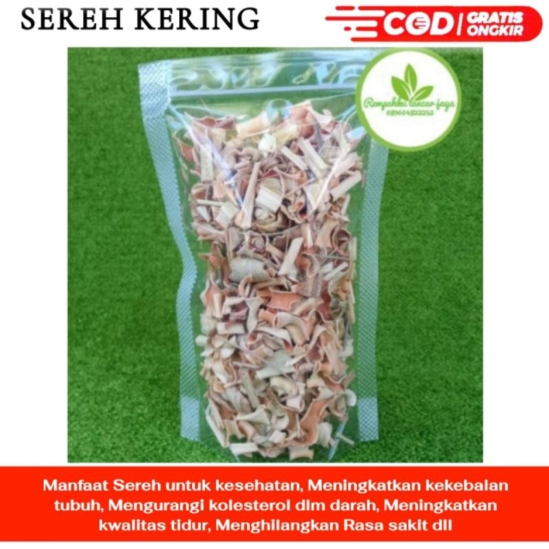 

SEREH/SERAI KERING 100 GRAM PREMIUM TANPA REMUKAN
