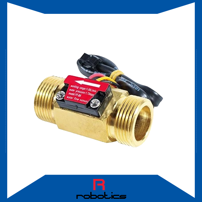 Water Flow Sensor Brass G3/4 Aliran Air 3/4" in YF-B5 1-30L/min Pertamini Pom Mini