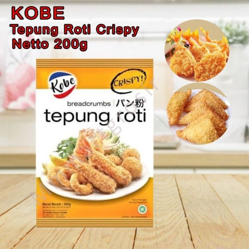 

Kobe breadcrumbs Tepung Roti 200 gr