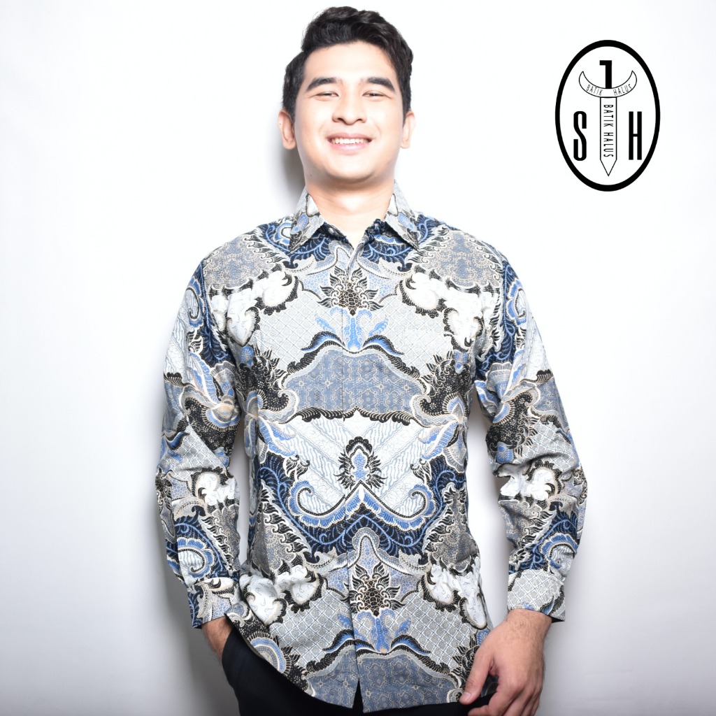 SULTAN HADI BAJU BATIK LENGAN PANJANG PRIA SEMI SUTRA TENUN ATBM