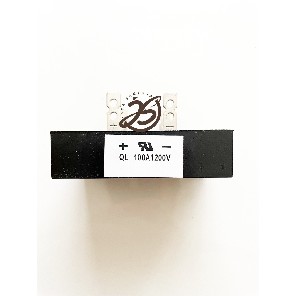 DIODA BRIDGE 100A 1200V + HEATSINK DIODA KIPROK 100 AMPERE 1200 VOLT DIODA KOTAK 4 KAKI ups