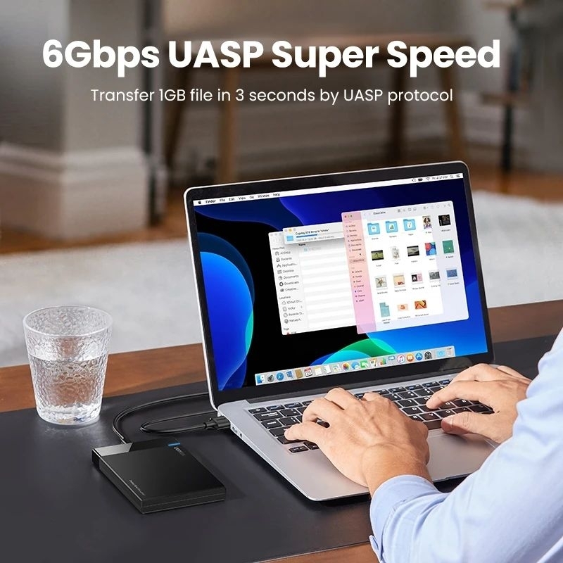 Ugreen Kabel Usb 3.0 To Sata 2,5" Hdd/Ssd Cable Converter Harddisk 2.5" 5Gbps Speed