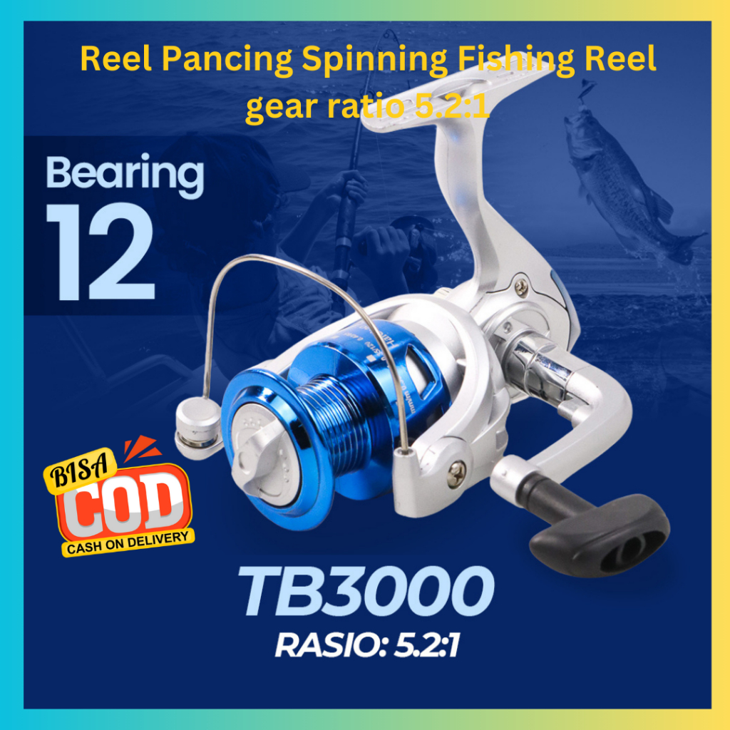 Reel Pancing Spinning Fishing Reel gear ratio 5.2:1