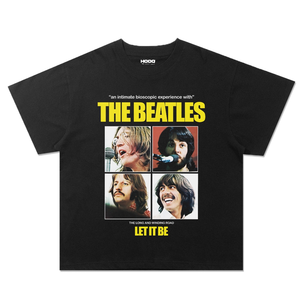 Kaos The Beatles - Let It Be Oversize Vintage The beatles t-shirt