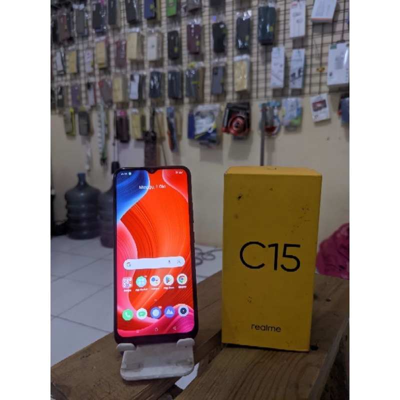 Realme c15 4/64 second fulset