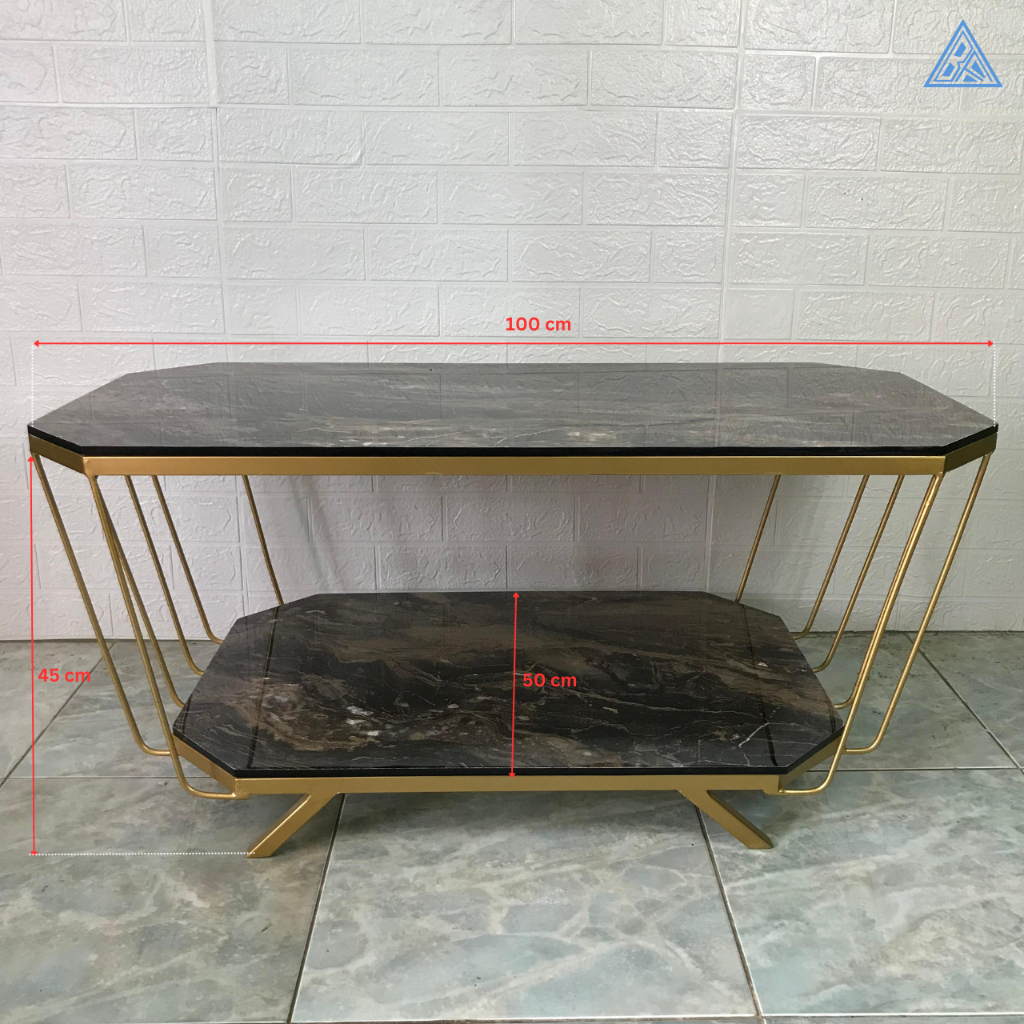 Meja Tamu Minimalis Modern / Meja Minimalis Ruang Tamu / Meja Ruang Tamu  Rangka Besi / Meja Sofa