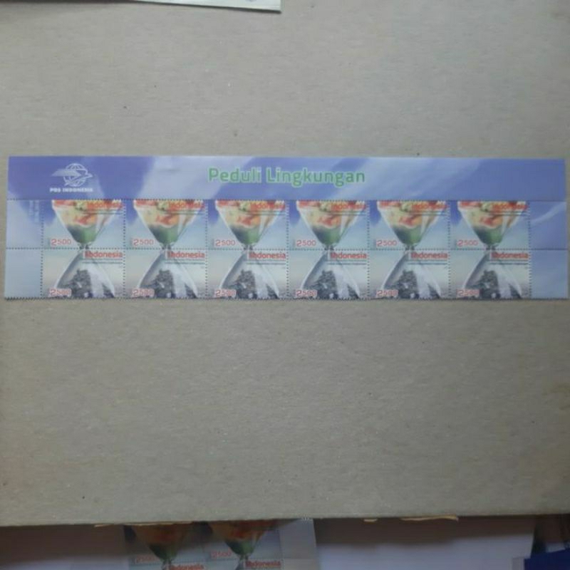 

Perangko Indonesia Peduli Lingkungan 2013 blok 12 prangko