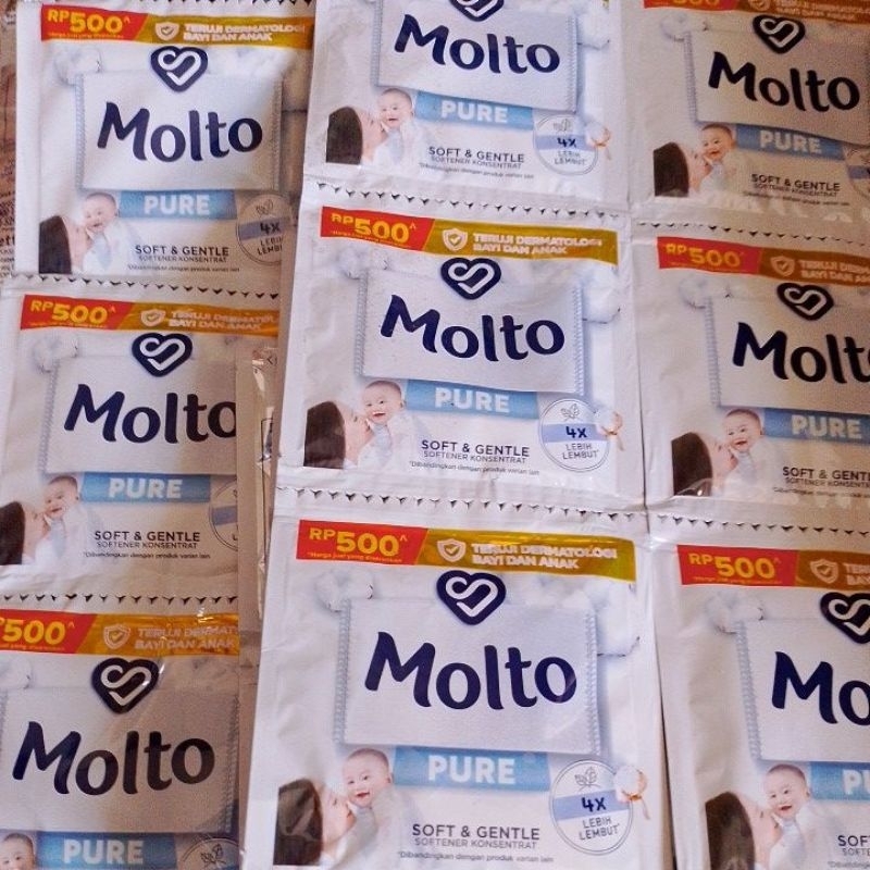 Molto Pewangi 500an Pure (24 Sachet)
