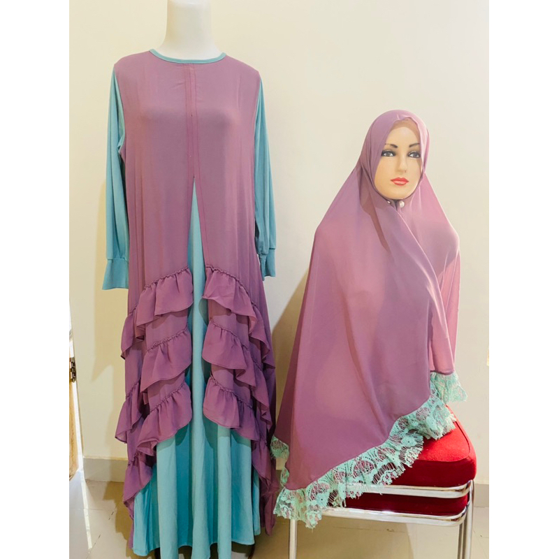Obral Sale Gamis Syari'i Baju dan hijab ayou Mizzura Edisi tutup butik
