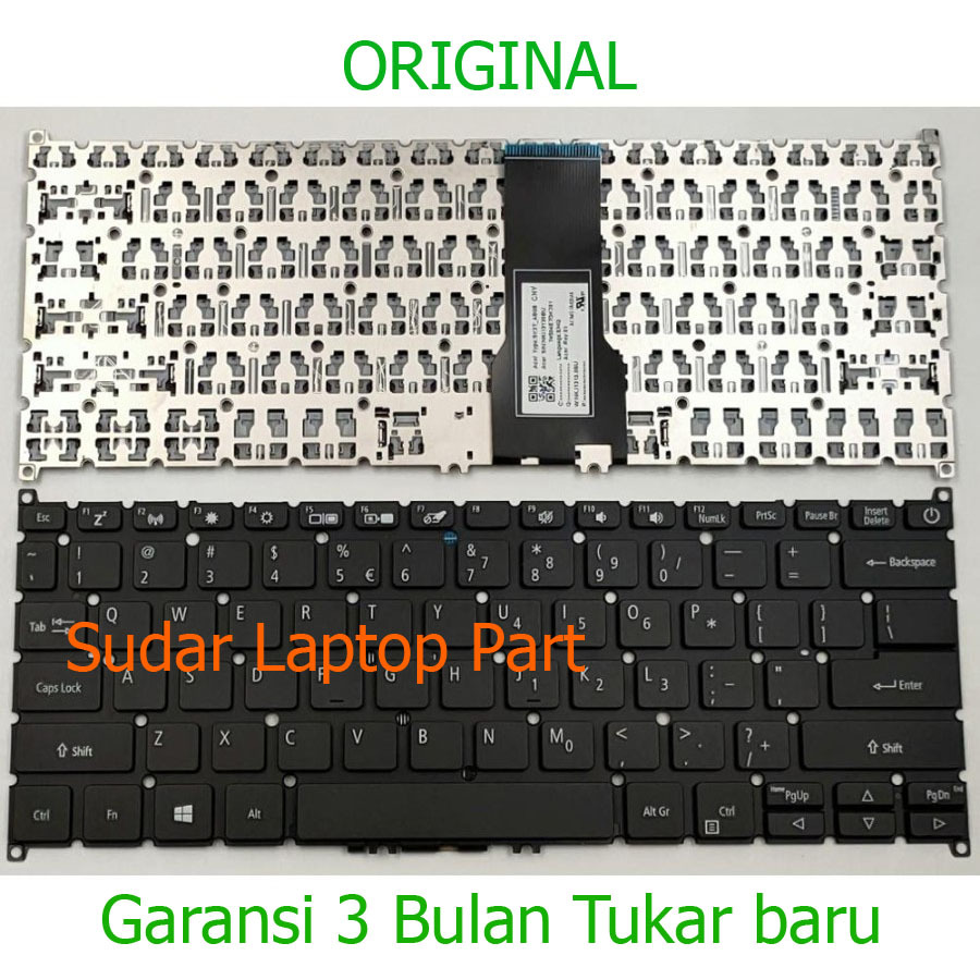 Original Keyboard Acer Aspire 3 A314-22, A314-35