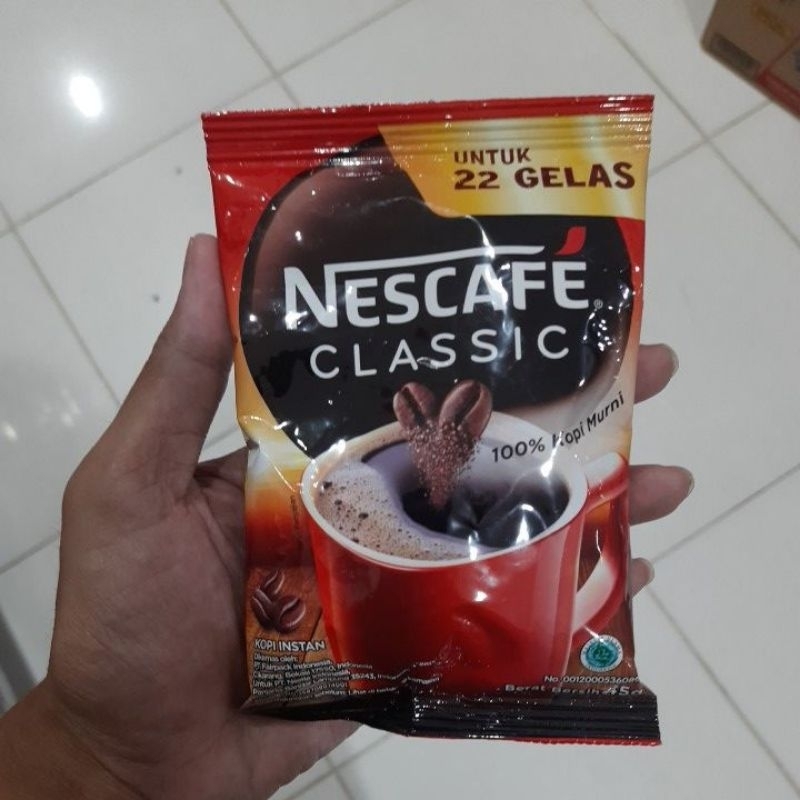 

NESCAFE Classic Vending 45gr Kopi Hitam Nestle Professional