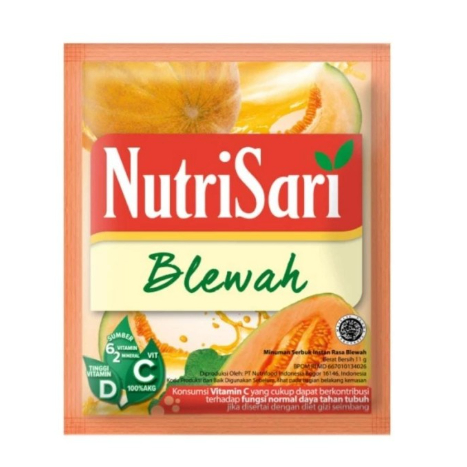 

Nutrisari Minuman Rasa Blewah 1 Renceng isi 10 Saset