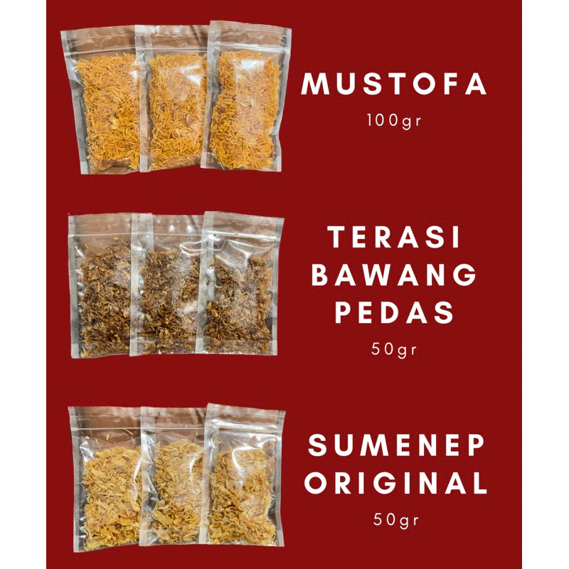 

Mustofa, Terasi Bawang, Bawang Sumenep Taburan