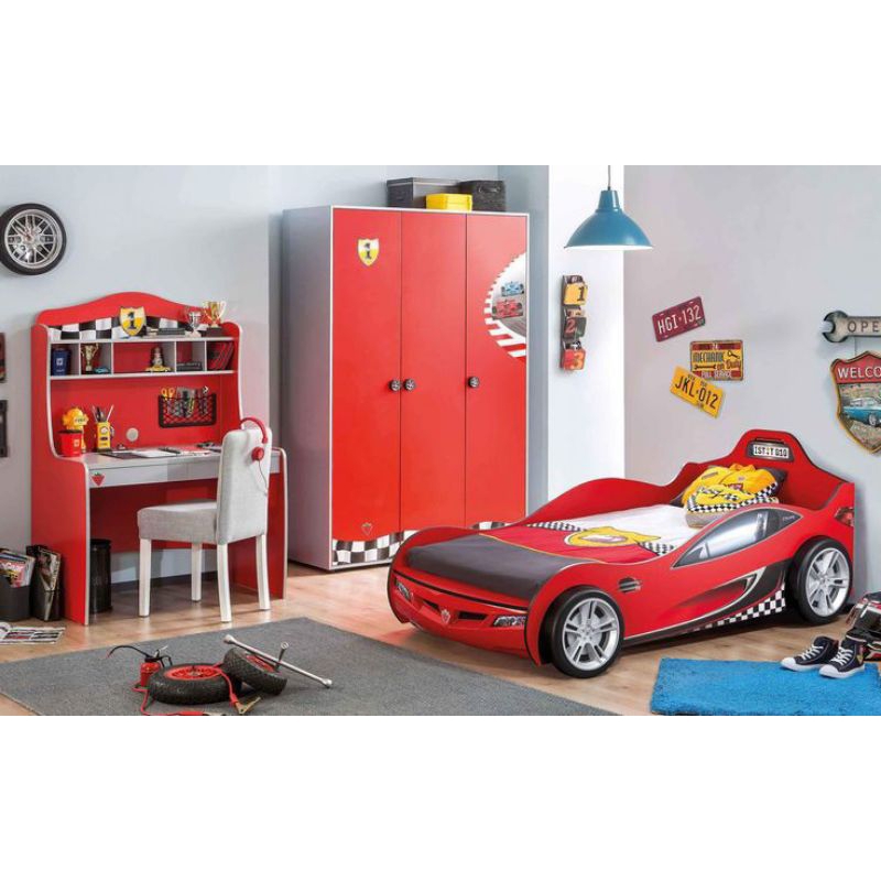 set kamar tidur anak karakter mobil