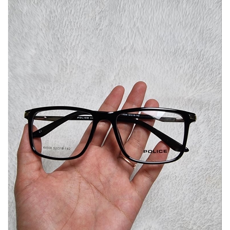 Kacamata Pria Lensa Photocromic Antiradiasi Frame Police