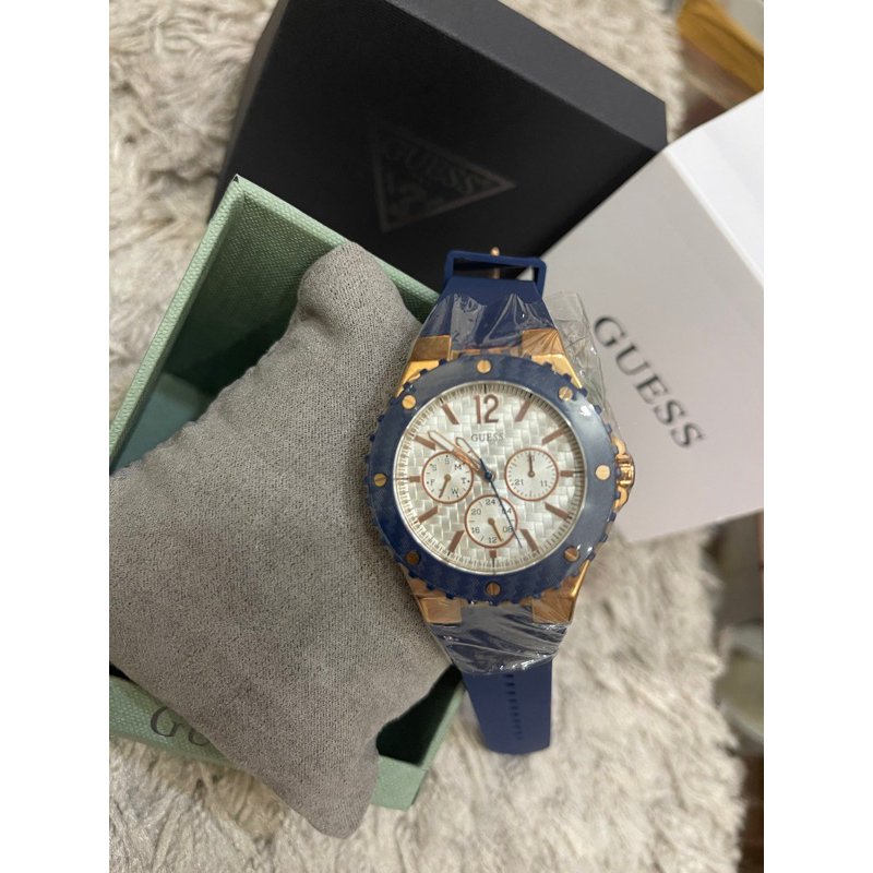 Jam Tangan Wanita Analog GUESS NEW W0149L5 NAVY BLUE ORIGINAL