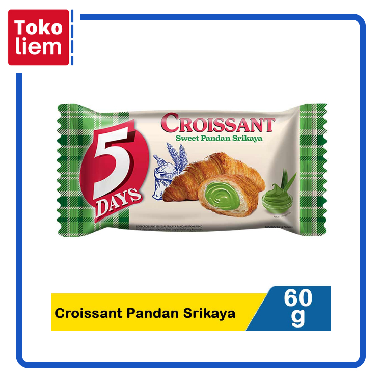 

5 Days Croissant Pandan Srikaya 60G