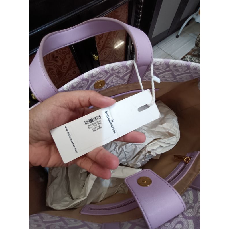 preloved Bimu Totebag buttonscarves