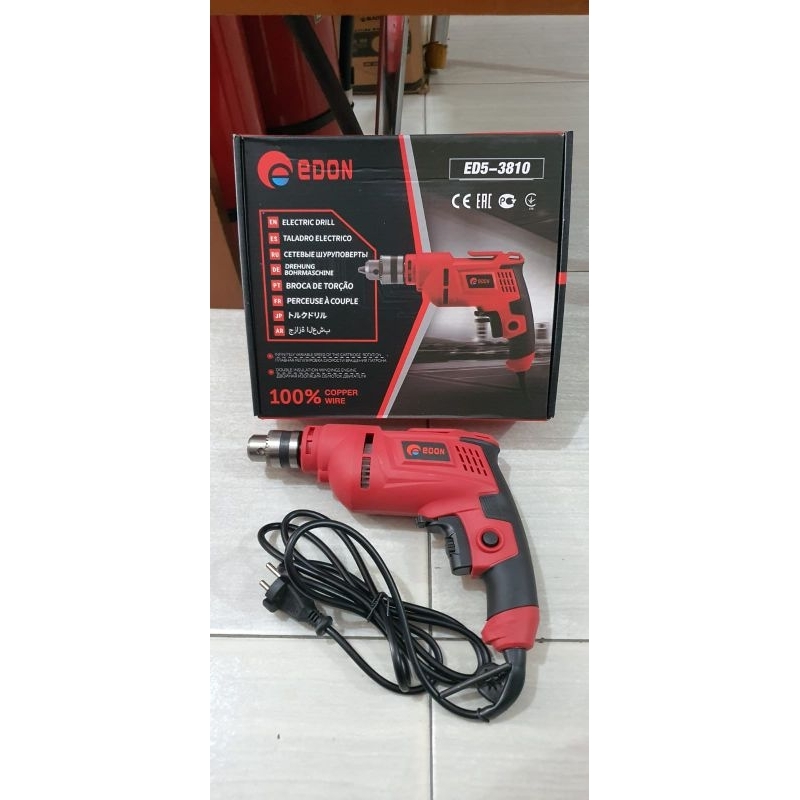 Mesin bor listrik Edon ED5 - 3810 / Mesin bor tangan listrik